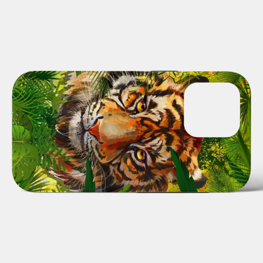 Realistisch Oerwoud Tiger Case-Mate iPhone Case (Achterkant (horizontaal))