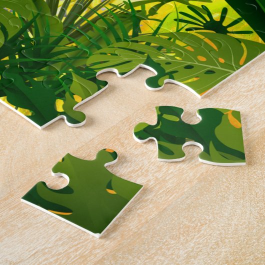 Realistisch Oerwoud Tiger Puzzle - Tiger Legpuzzel (Zijkant)