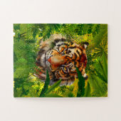 Realistisch Oerwoud Tiger Puzzle - Tiger Legpuzzel (Horizontaal)