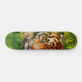 Realistisch Oerwoud tijger - tijgerskateboard Persoonlijk Skateboard (Horizontaal)