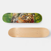 Realistisch Oerwoud tijger - tijgerskateboard Persoonlijk Skateboard (Horizontaal)