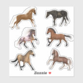 Realistisch Paard Stickers (Vel)