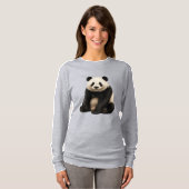 Realistisch Panda Charm T-Shirt (Voorkant volledig)