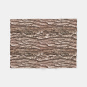 Realistisch patroon van Natuur van de Boom van de Fleece Deken (Voorkant (Horizontaal))