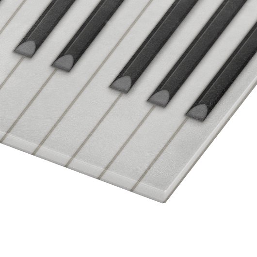 Realistisch Piano Keys Snijplank (Hoek)