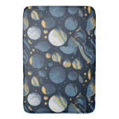 realistisch Planeten illustratie patroon Badmat (Voorkant Verticaal)