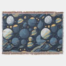 realistisch Planeten illustratie patroon