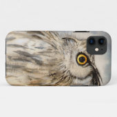Realistisch portret van oehoewildlife Case-Mate iPhone case (Achterkant (horizontaal))