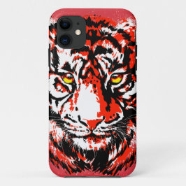 Realistisch Rode Tijger Case-Mate iPhone Case
