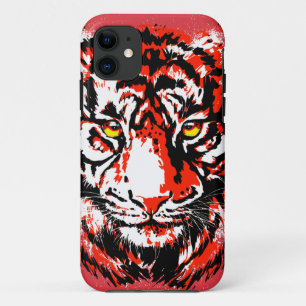 Realistisch Rode Tijger Case-Mate iPhone Case