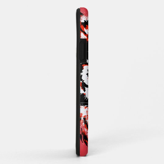 Realistisch Rode Tijger Case-Mate iPhone Case (Achterkant/rechts)