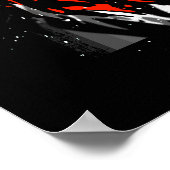 Realistisch Rode Tijger - Poster van Tiger (Hoek)