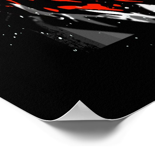 Realistisch Rode Tijger - Poster van Tiger (Hoek)