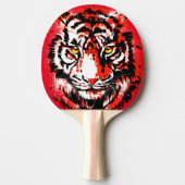 Realistisch Rode Tijger - Tiger Ping Pong Paddle Tafeltennisbatje (Voorkant)