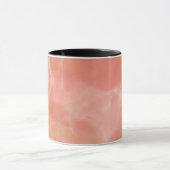 Realistisch roze marmerontwerp mok (Midden)