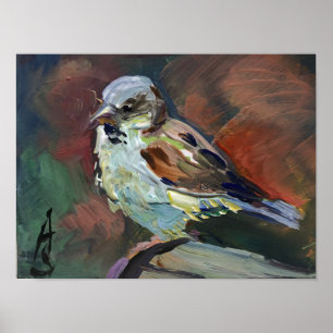 realistisch schilderij, mus poster