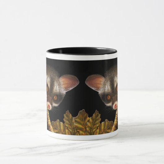 Realistisch schilderij van civet mok (Midden)