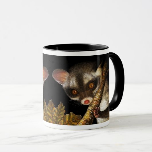 Realistisch schilderij van civet mok (Voorkant rechts)