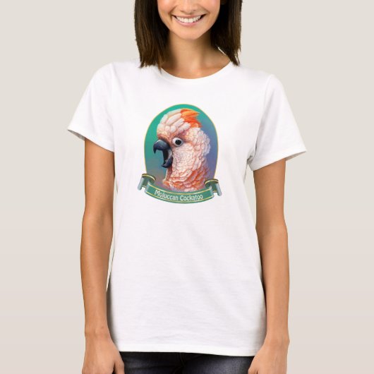 Realistisch schilderij van de Moluccaan T-shirt (Voorkant)