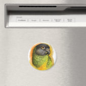 Realistisch schilderij van Senegal Magneet (Insitu (Vaatwasser))