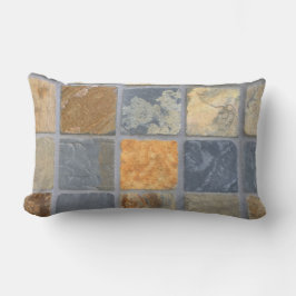 Realistisch slate tegels kussen