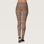 Realistisch staal voor rode terra Cotta Leggings (Achterkant)