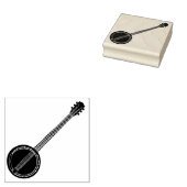 Realistisch stijl Banjo Graphic Rubberstempel (Gestempeld)