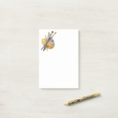 Realistisch tekenpalet post-it® notes (Op bureau)