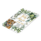 Realistisch Tiger Cub Genderneutraal Baby shower Magneet (Linkerzijde)