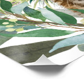 Realistisch Tiger Cub Genderneutraal Baby shower Perfect Poster (Hoek)