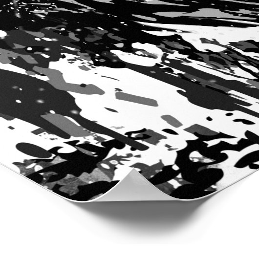 Realistisch tijger Poster - White Tiger Head (Hoek)