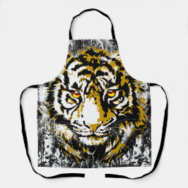 Realistisch tijger - Schort voor het trekken van d