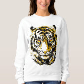 Realistisch tijger Sweatshirt - Cool Tiger Head (Voorkant)