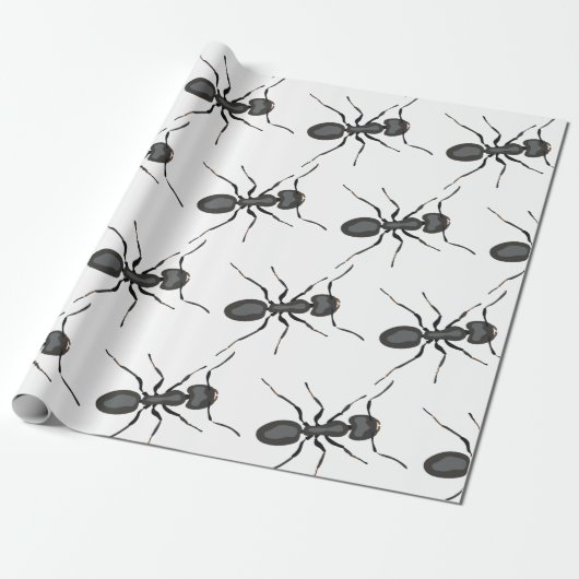 Realistisch uiterlijk cadeaupapier (Uitgerold)