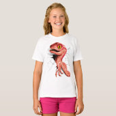 Realistisch Velociraptor Dinosaur Hatching T-shirt (Voorkant volledig)