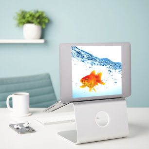 Realistisch visstel sticker