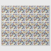Realistisch vlinders collectie. cadeaupapier (Vlak)