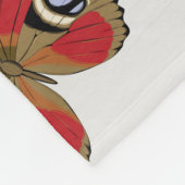 Realistisch  vlinders collectie. fleece deken (Hoek)