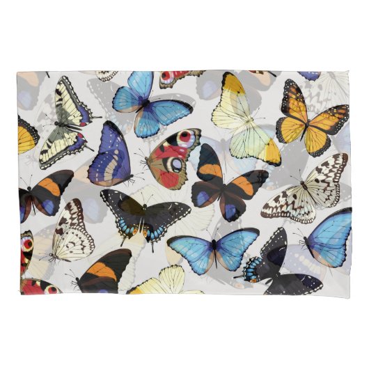 Realistisch  vlinders collectie. kussensloop (Voorkant)