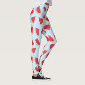 Realistisch watermeloenschijfje zomerpatroon leggings (Rechts)