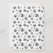 Realistisch Waterverf Honden Birthday Party, elke Kaart (Achterkant)