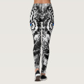 Realistisch White Tiger Head - Leggings van de Rep (Achterkant)