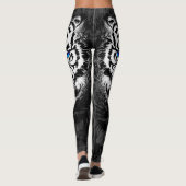 Realistisch White Tiger Head - Leggings van de Rep (Achterkant)