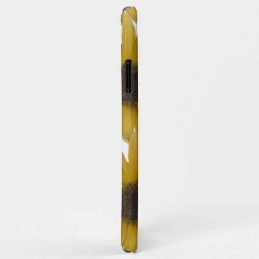 Realistisch zonzonnebloemtuin - aangepast monogram Case-Mate iPhone case (Achterkant/rechts)