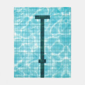 Realistisch zwembad: zwemblam fleece deken (Voorkant)