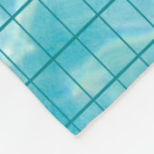 Realistisch zwembad: zwemblam fleece deken (Hoek)