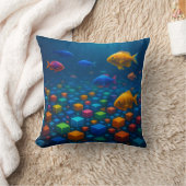 Realistische 3D Fish Sierkussen – Room Decorate Pr (Deken)