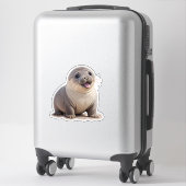 realistische afdichting sticker (Koffer)