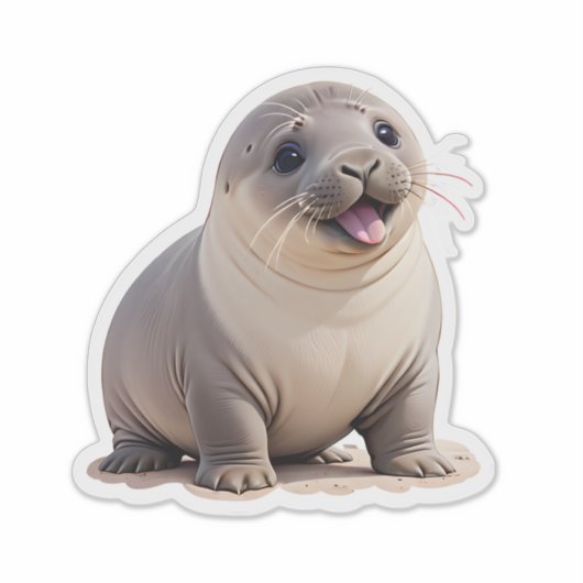 realistische afdichting sticker (Voorkant)