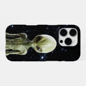 Realistische Alien iPhone Hoesje (Achterkant horizontaal)